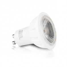 Whitenergy bec LED | GU10 | COB | 5W | 230V | alb cald foto