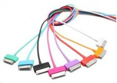 4World Cablu USB 2.0 pt iPad / iPhone / iPod transfer/incarcare, 1.0m, violet foto