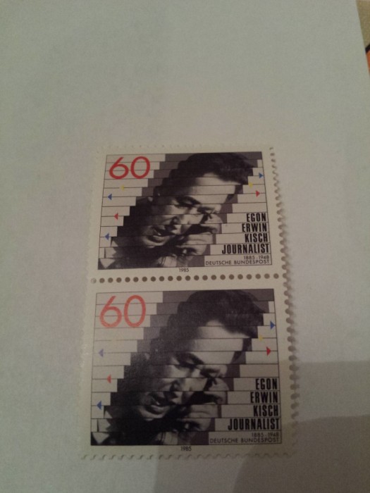 germania 1985 e.e.kisch / serie MNH