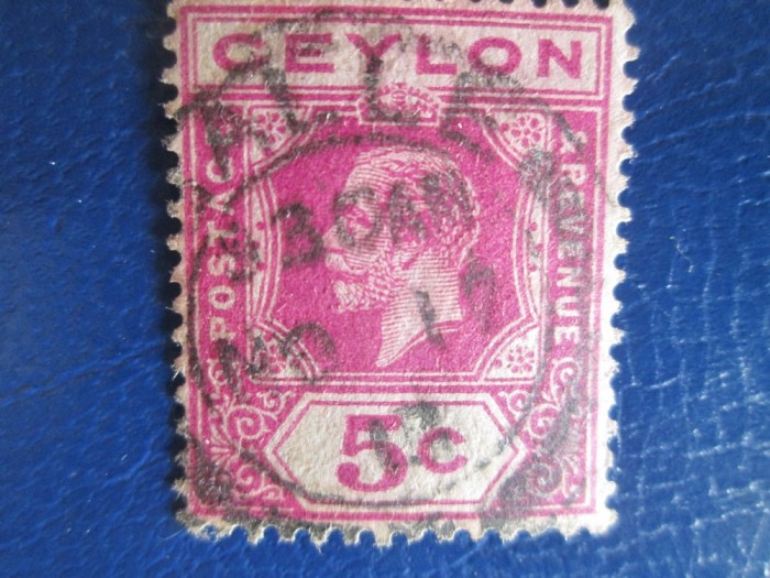 TIMBRE CEYLON USED