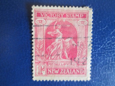 TIMBRE NOUA ZEELANDA STAMPILAT foto
