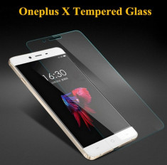 Folie protectie din sticla securizata pt OnePlus X tempered glass 0.3mm foto