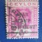 TIMBRE CEYLON USED