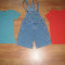 Set salopeta jeans MAGVEST + 2 tricouri (Esprit, S. Oliver), noi, fetite 8-9 ani