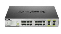 D-Link 16-Ports (8 Ports PoE) Fast Ethernet Unmanaged Switch, 2 1000Base-T/SFP C foto