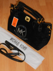 GENTI MICHAEL KORS/PIELE INTOARSA/EDITIE LIMITATA/ACCESORII AURII-FRANTA foto