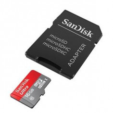 SanDisk ULTRA ANDROID Micro SDHC Card 16GB 80MB/s Class UHS-I + adapter foto