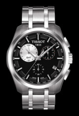 Ceas Tissot Couturier GMT ecran negru foto