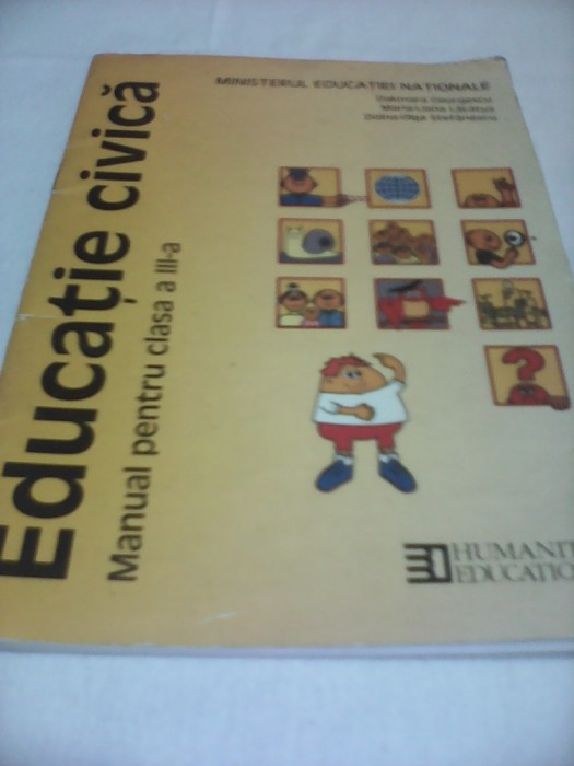 Educatie Civica Manual Clasa Iii Dakmara Georgescu Editura