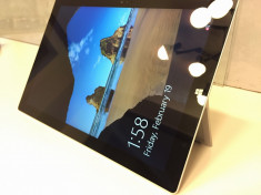 Tableta MICROSOFT Surface Pro 3, 64GB /Intel Core i3/4GB RAM/Silver, noua foto