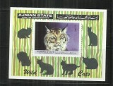 F 240 - PISICI - AJMAN STATE - COLITA NESTAMPILATA, MNH