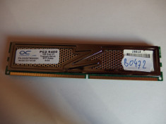 Memorie RAM 1GB DDR2 PC desktop OCZ 800MHZ ( 1 GB DDR 2 ) (BO472) foto