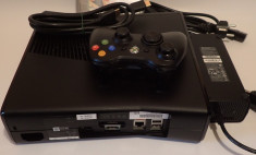 Consola Microsoft XBOX360 Slim 4G Modat RGH joc FightNight, impecabil poze reale foto