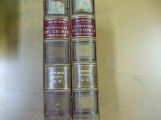 Dictionar de chimie pura si aplicata 2 volume Dictionnaire de chimie Paris 1921 foto