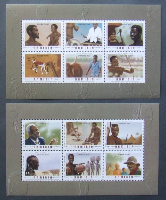 NAMIBIA 2006 - ACTIVITATI 2 x 6 VALORI IN 2 M/SH, NEOBLITERATE - AS 213