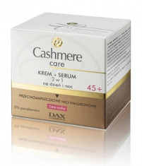 Cashmere Care 45+ Crema Si Ser 45+ Pentru Ten Uscat, 50 Ml foto