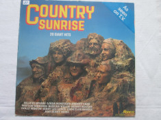 Various ?? Country Sunrise (20 Giant Hits) _ vinyl(LP,compilatie) UK foto