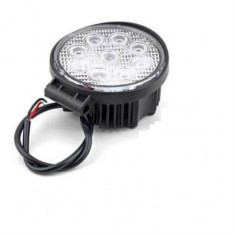 Proiector offroad LED rotund raza 60 grade rotund 27watt foto