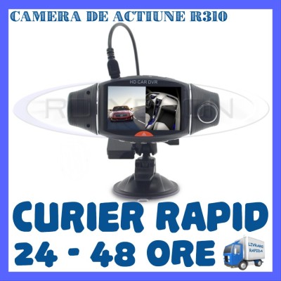 CAMERA VIDEO DVR AUTO MARTOR ACCIDENT DUAL R310 CU GPS - SUPRAVEGHERE AUTO foto