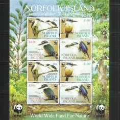 F 272 - PASARI - NORFOLK ISLAND - BLOC NESTAMPILAT, MNH