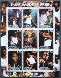 TADJIKISTAN 2001 - PUFF DADDY, 1 M/SH NEOBLITERATA - TPLR 13, Asia, Muzica