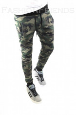 Pantaloni de trening tip ZARA - pantaloni barbati - pantalonoi camuflaj 6257 foto