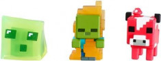 Set 3 Figurine Minecraft Mooshroom Zombie &amp;amp; Slime Series 3 foto