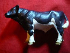 Figurina Vaca Holstein marca Schleich 2000 Germany ,13 x 8,5 cm foto