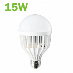 Bec LED SMD 15W economic dulie E27 6500K ( Lumina Rece) 220V Iluminare casa C60 foto