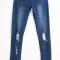 CL560-4 Blugi skinny cu rupturi decorative