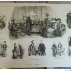 Grafica 4 martie 1876 The Graphic concurs dictie Spelling - Bee Statele Unite