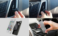 Suport magnetic auto fix pentru telefon/gps foto