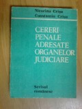 h6 Cereri penale adresate organelor judiciare - Nicorina Crisu ,