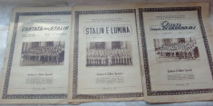 SUPLIMENTE CULTURA POPORULUI 1953: CANTATA DESPRE STALIN/STALIN E LUMINA/IMN DEJ foto