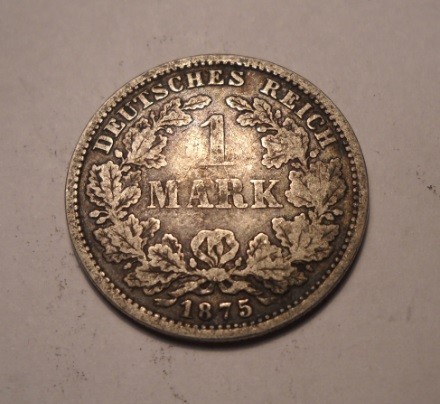 Germania 1 marca Mark 1875 F