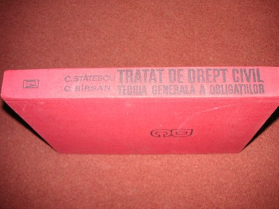 Tratat de drept civil - Constantin Statescu, Corneliu Birsan -1981 foto