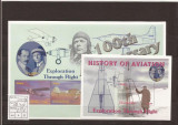 Ghana - History of aviation - 3555/8+bl.450, Africa, Aviatie