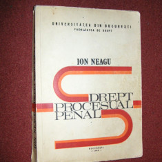 Drept procesual penal - Ion Neagu - 1989