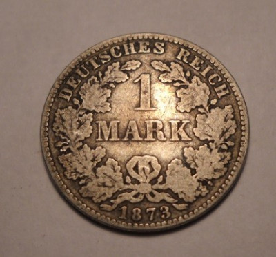 Germania 1 marca Mark 1873 A foto