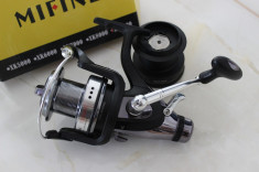 Mulineta Mifine XK 6000 ( XK6000 ) Long Cast 12 Rulmenti Ideala Crap Bait-runner foto