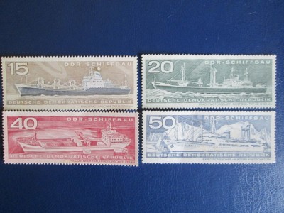 TIMBRE GERMANIA DDR VASE NESTAMPILATE foto
