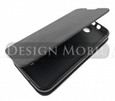 HUSA HTC DESIRE 310 TOC FLIP COVER TIP CARTE NEGRU foto