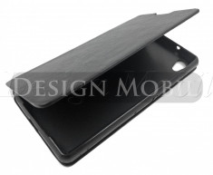 HUSA SONY XPERIA Z2 TOC FLIP COVER TIP CARTE NEGRU foto