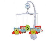 Carusel muzical patut bebe Baby Mix 338M Owl foto