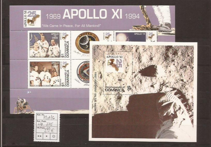 Dominica - Apollo XI - 1901/6+bl.275