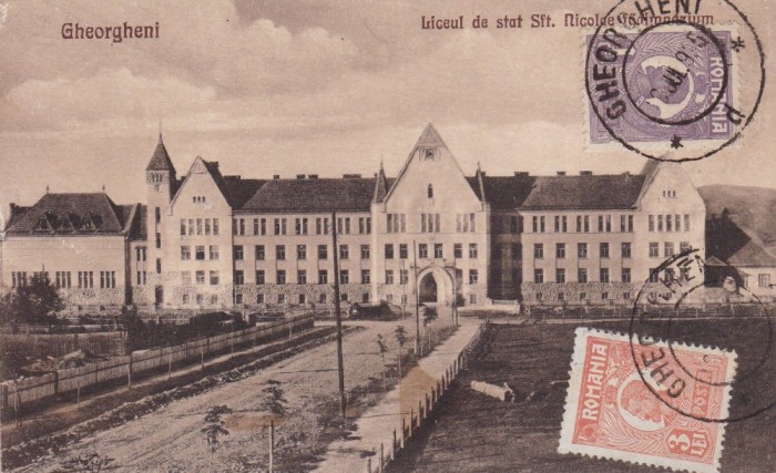 GEORGHIENI , LICEUL DE STAT SFANTUL NICOLAE , CIRCULATA JUL.*925