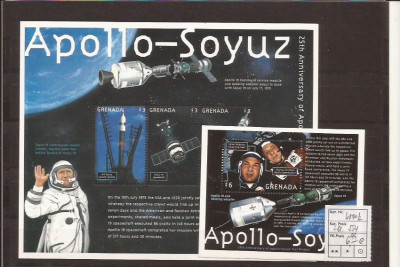 Grenada - Apollo - Soyuz 25 Anniversary - 4170/2+bl.554 foto