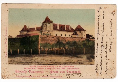 FAGARAS CASTELUL APAFFY CIRCULAT IN 1902 CROMOPHOTOTYPIE DROTLEFF EDITURA WAZEK foto