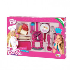 Set Complet Ustensile Bucatarie Barbie 2714 Faro foto