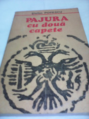 PAJURA CU DOUA CAPETE-STEFAN POPESCU ROMAN ISTORIC,EDITURA MILITARA 1977 foto